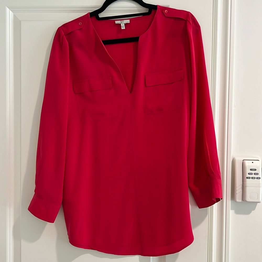 Pink Joie silk blouse
